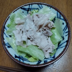 甘辛豚の野菜サラダ